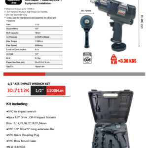 Súng Siết Ốc Khí Nén 1/2 Inch MOK - 7112