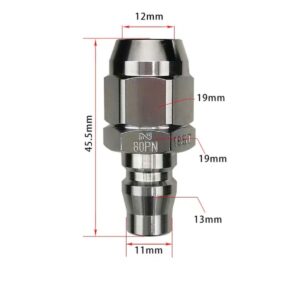 Đầu Nối Nhanh Khí Nén NITTO 80PN Bằng Thép Không Gỉ