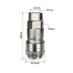 Đầu Nối Nhanh Ống Dẫn Khí Nén NITTO 20SF Bằng Thép