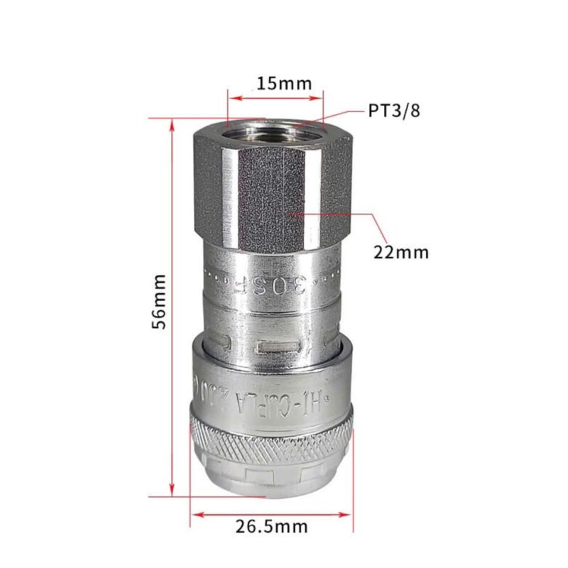 Đầu Nối Nhanh Ống Dẫn Khí Nén NITTO 30SF Bằng Thép