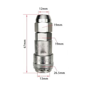 Đầu Nối Nhanh Ống Dẫn Khí Nén NITTO 80SN Bằng Thép Không Gỉ