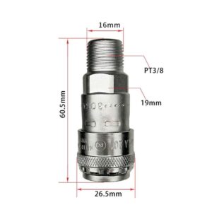 Đầu Nối Nhanh Ống Dẫn Khí Nén NITTO 200-30SM Bằng Thép