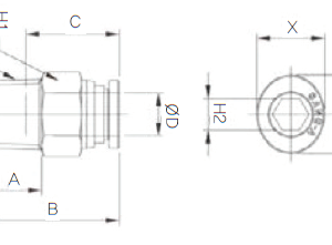 Đầu Nối Nhanh Sang-A One Touch Fitting GPC0602