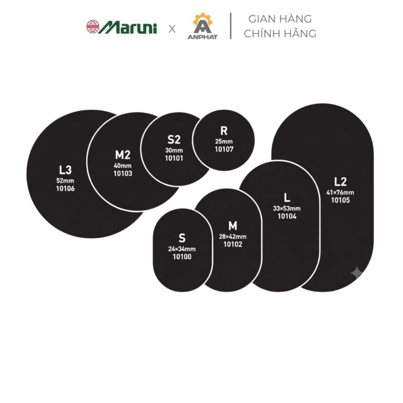 Vỉ 36 Miếng Vá Săm S2 BB 30mm Maruni